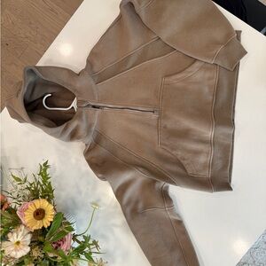 lululemon athletica (?) Camel Hoodie Jacket